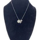 Silver Necklace 2021 New Fashion Jewelry Silver Plated Moon Sun Diamond Chain Crystal Pendant Necklace For Women