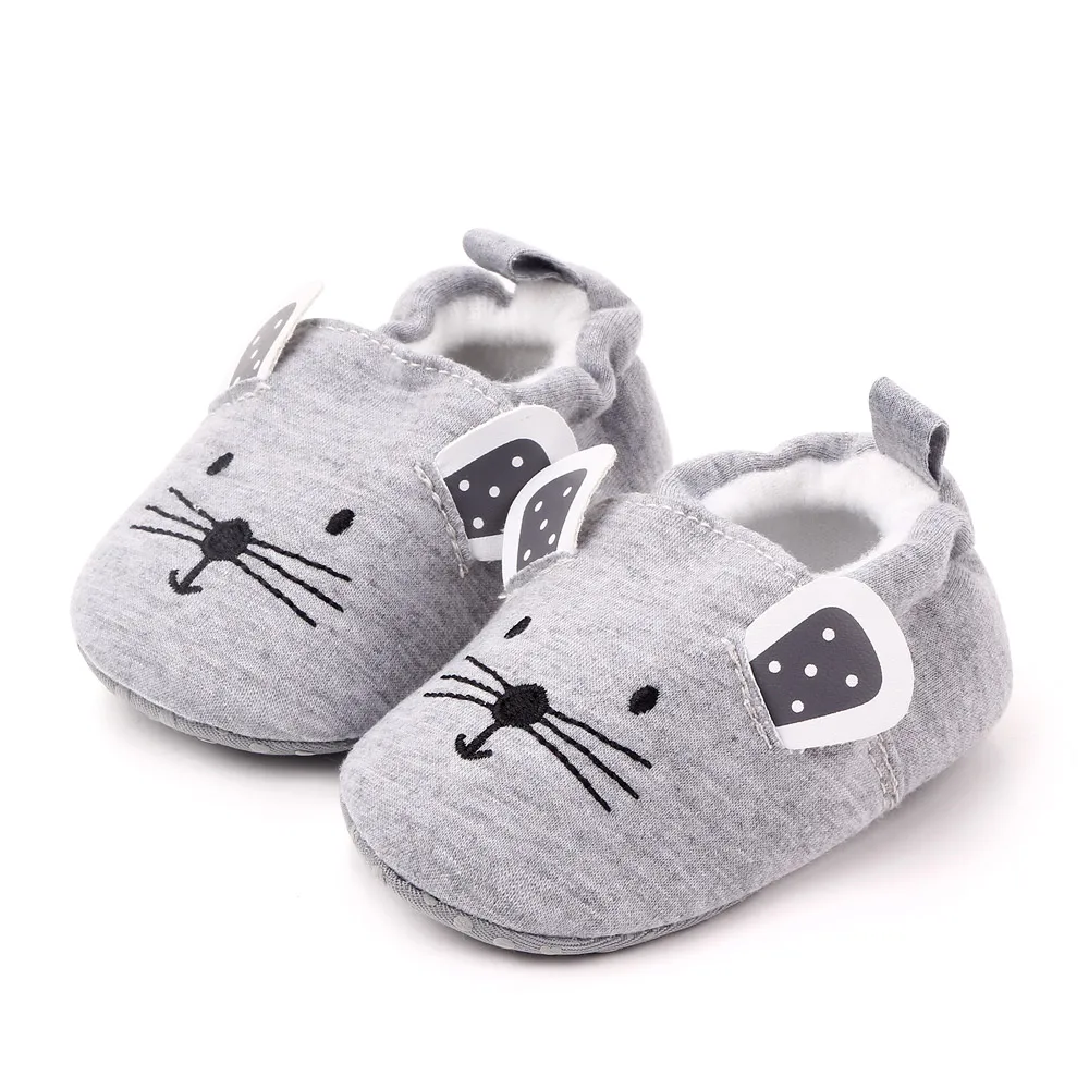 Winter New Cartoon Animals 0-1 Year Old Baby Home Non-slip Toddler Shoes manufacture