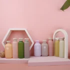 Bottle Custom Colour 200ml 300ml Cute Brown Shampoo Bottle Bathroom Set