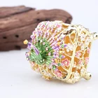 Gold Southeast Asian Style Trinkets Exquisite Jewelry Box Ornaments Gold Silver Jewelry Box