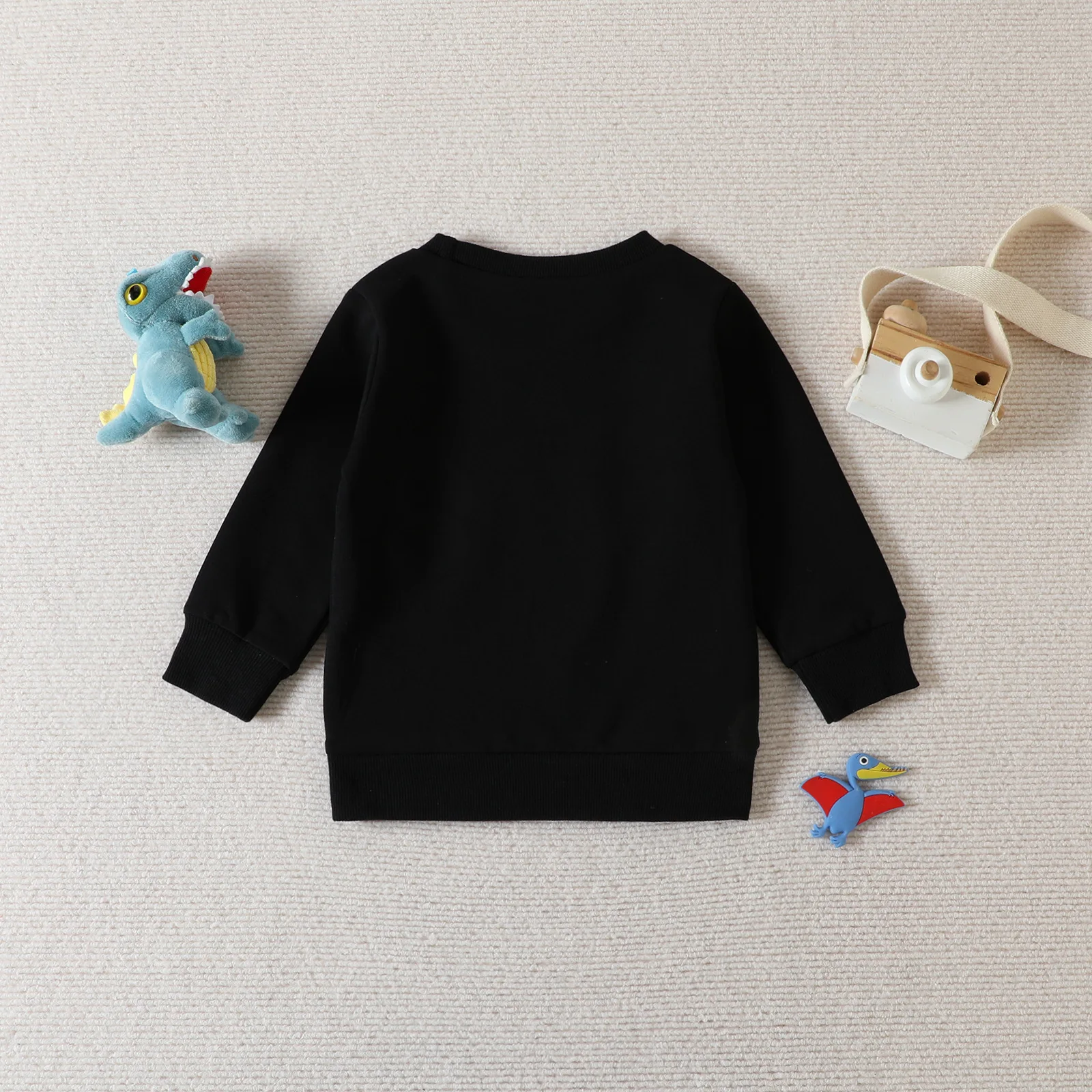 Wholesale new autumn newborn baby boys girls sweatshirt tops cute dinosaur printing kids clothing infant hoodie