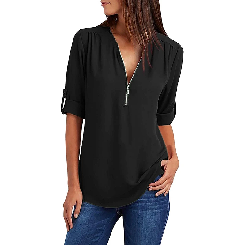 Half Sleeve Ladies Blouse 