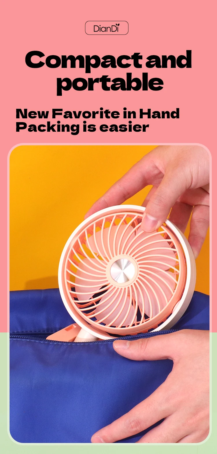 Usb Charging Clip Fan, DD8019T, Portable - detail 22