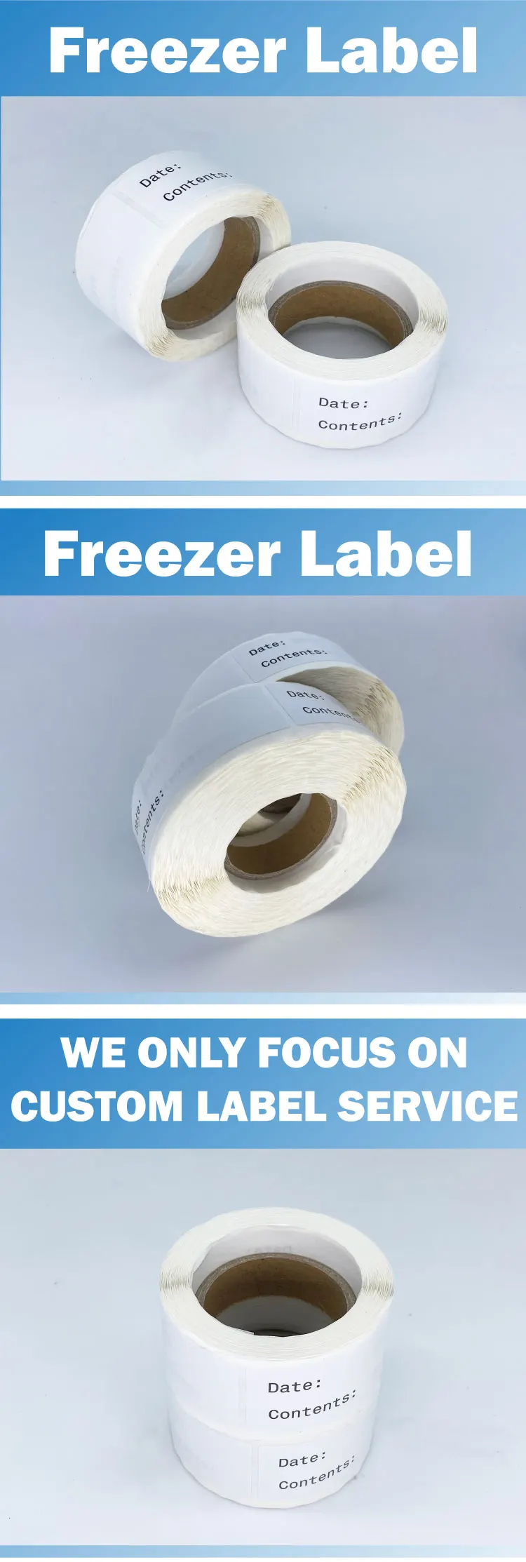 1 Roll Of 500 Pcs/150pcs Self-Adhesive Removable Freezer Refrigerator Food Storage Paper Sticker Labels White 25X75Mm