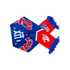Satin Scarfs Sinohigher Flag Custom Design 100% Polyester Satin Promotional Soccer Fan Scarfs For Sports