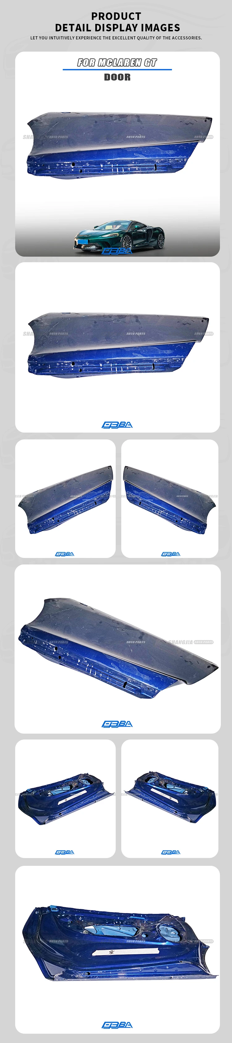 product car doors for lamborghini lp560 lp560 4 oem 400831021 aluminum alloy material used car parts original car parts834-1