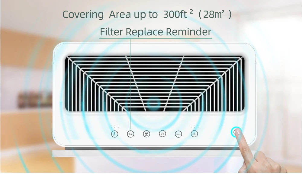 Air Purifier, Wall, AC100-120V, 365m³ - detail 8
