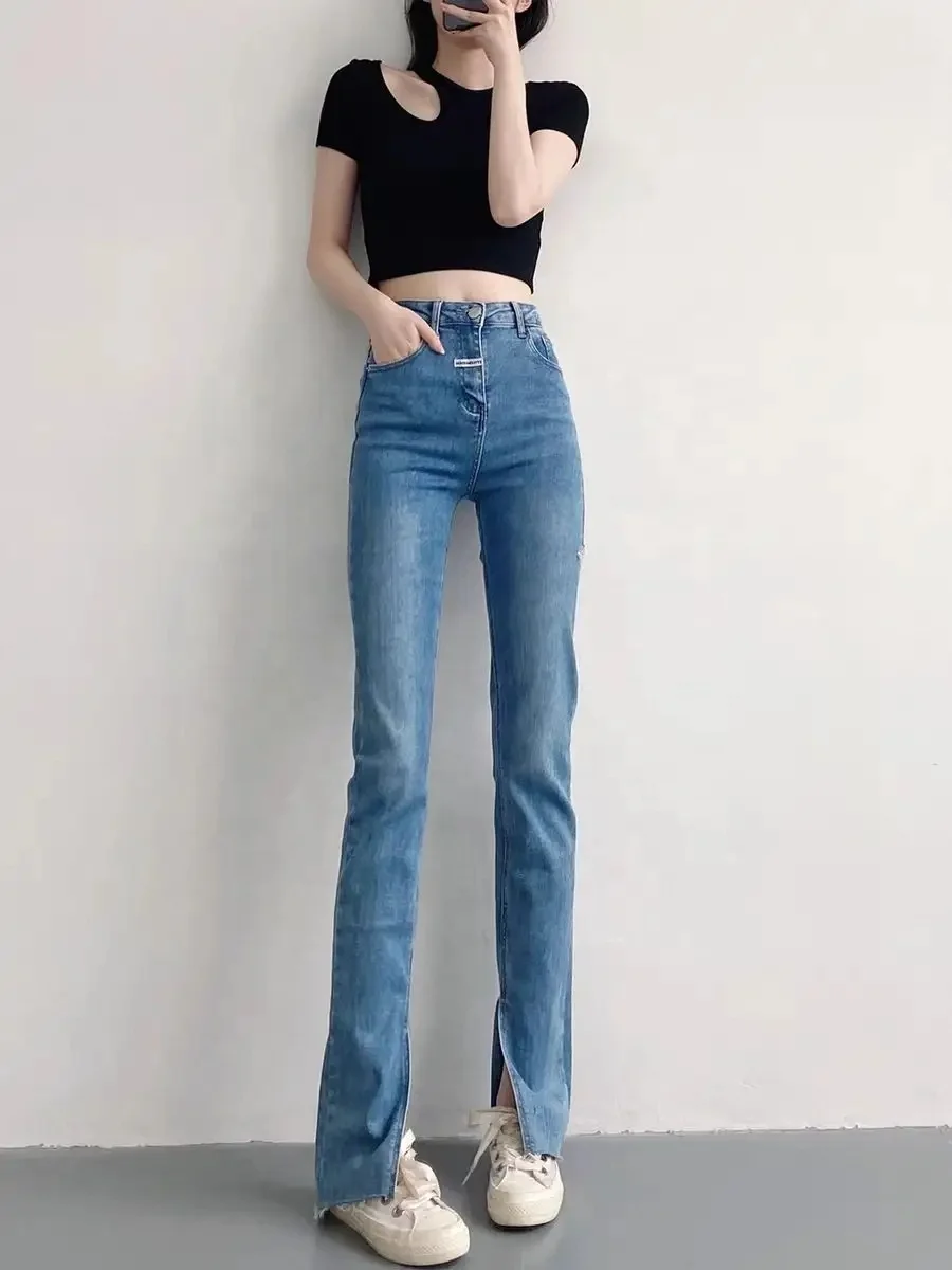 Womens Jeans Baggy Stretchy High Waisted Denim Wide Leg Trouser Pants Trendy Front Seam 90s Loose Jean 4.4 out of 5 stars 27