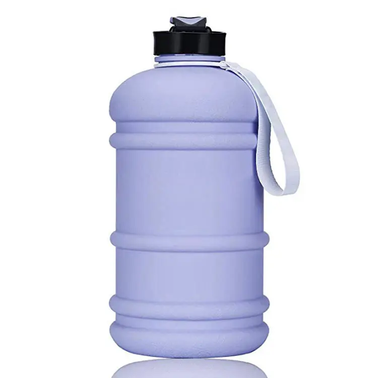 Water Bottle 2 Liter Large Capacity Plastic Motivational Water Bottle 2.2L Water Jug Plastic Sports Reusable For Gym