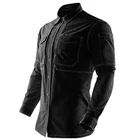 Winter Shirt Fashionable Fabric Slim Business Winter Outdoor Long Sleeve Work Shirt Mens