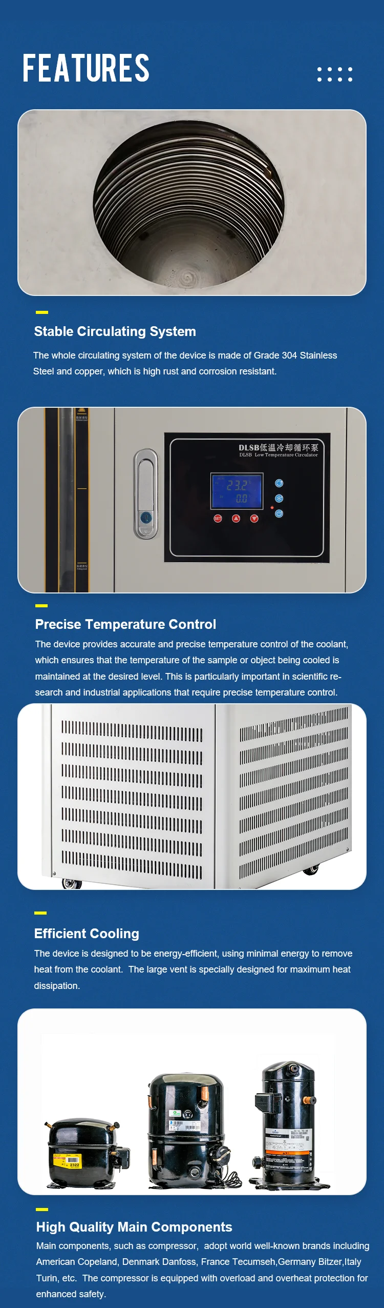 Low Temperature Water Cooler, R404A - detail 10