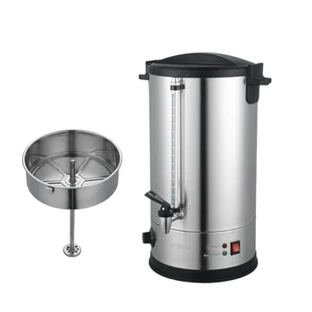 Commercial Equipment Temperature Control Stainless Steel Tea Urn 8L Electric Coffee Urn Or Tea Water Boiler