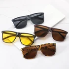 Square Fashion Sunglasses Wholesale Cheap Custom Made Vintage Fashion Square Logo Printing Shades Sunglasses