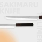 Knife Knife Stainless 10.5 Inch Ebony+horn Handle 9cr14 Stainless Steel Sakimara Shashimi Knife Chef Knife