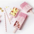 Gift Valentine's Gift Box Manufacturers Wholesale Personalized Pink Ice Lolly Shape Gift Box For Valentine