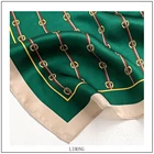 Scarves Scarf Adult Fashion Custom Digital Printing Square Silk Scarves 100% Silk Scarf