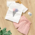 Kids Clothing High Standard Best Selling Cute T-Shirt Baby Girl Gift Set Kids Clothing Sets Baby Girl Clothes