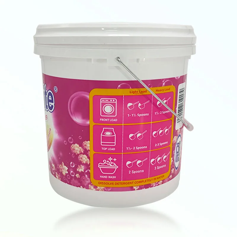 OEM Bulk Manufacture High Foam Washing Detergent Powder 5KG Disposable Soap Powder for Apparel for Washing Plant Bucket manufacture