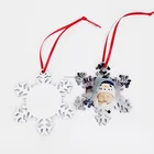 New Gift New Shape MDF Sublimation Blank Christmas Present Ornaments Wooden Gift Tag