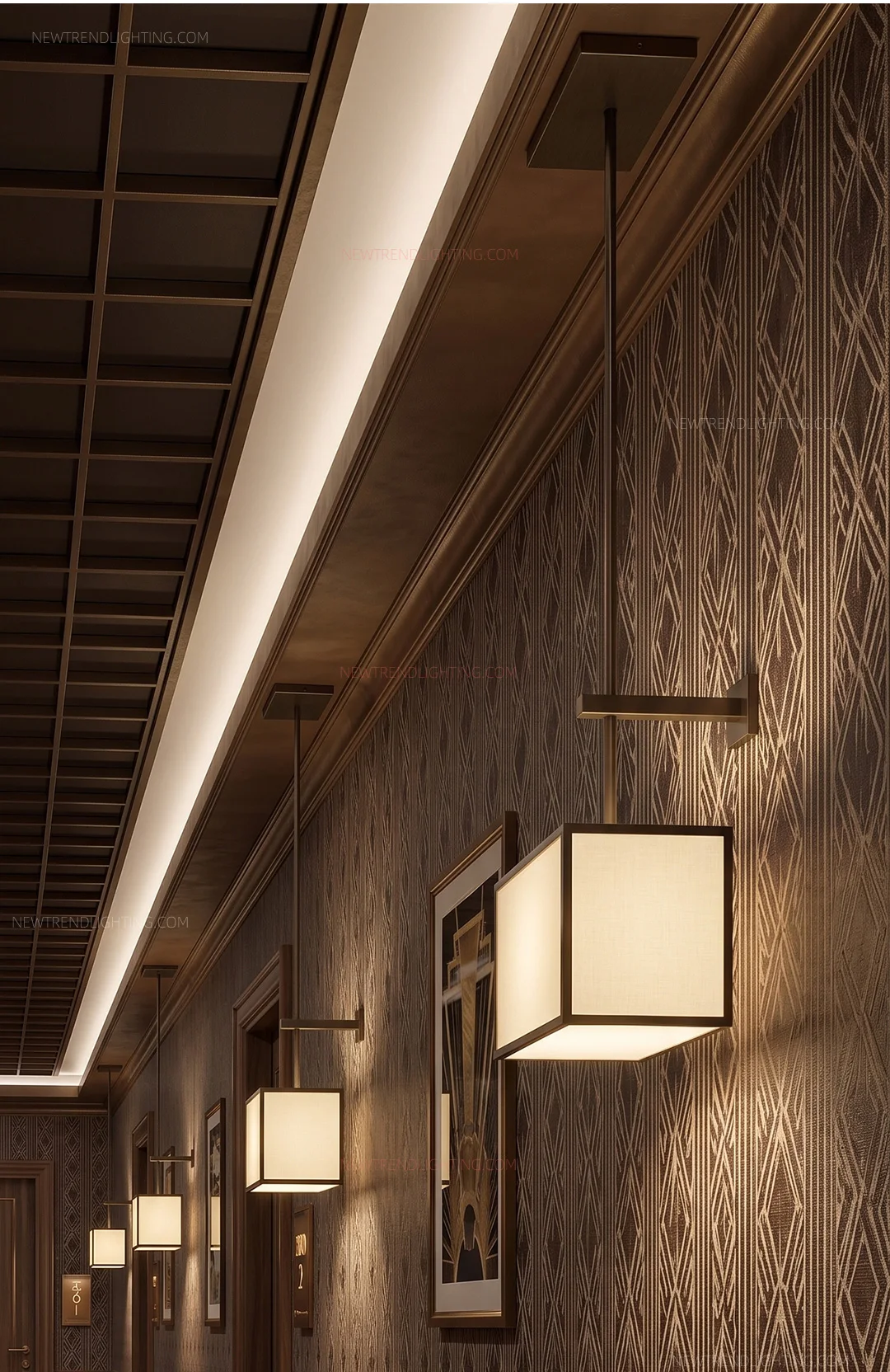 cpl 505 bespoke led wall sconce commercial accent lighting for hotel corridor guest room-6