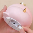 Christmas Night Light Pink Pig Manufacturer Supply Silicone Color Christmas Led Night Light