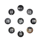 Best Quality Fancy Laser Custom Spray Paint Colorful Shirt Button Round Sewing Resin 4 Hole Button
