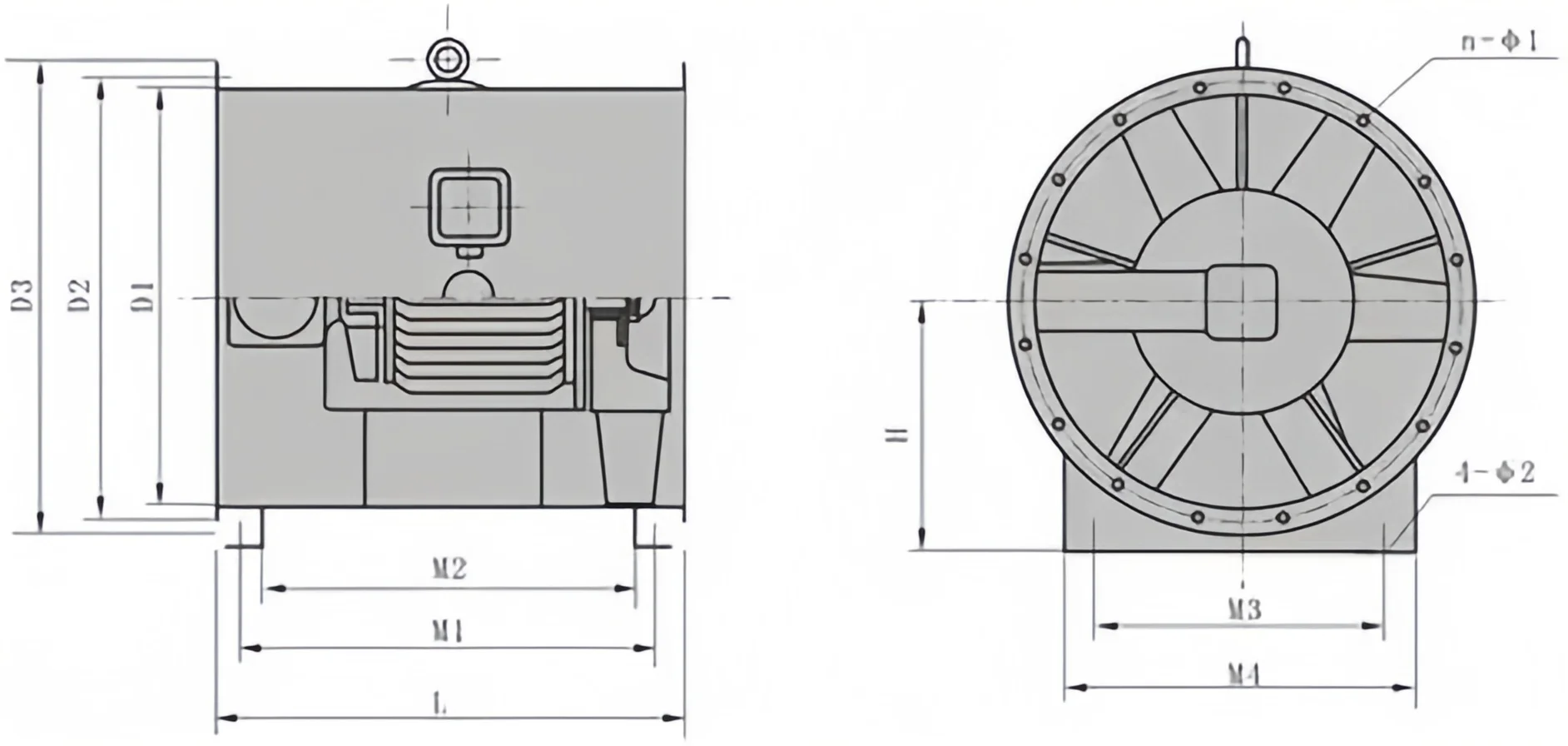 Axial Flow Fan, FRP, Explosion-proof, 1000cfm, 380V - detail 12