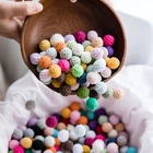 Bead Necklaces Teething Necklace Beads Custom Design BPA Free Baby Crochet Wood Bead Teething For Necklaces