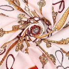 Shawl Wholesale Oem Spring Summer Autumn Custom Printed 70x70 Shawl Square Head Silk Scarf