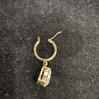 Earrings Crystal Fashion Statement Earrings Lock Arcylic Hoop Earrings Drop Crystal Gold Plating Earrings For Women