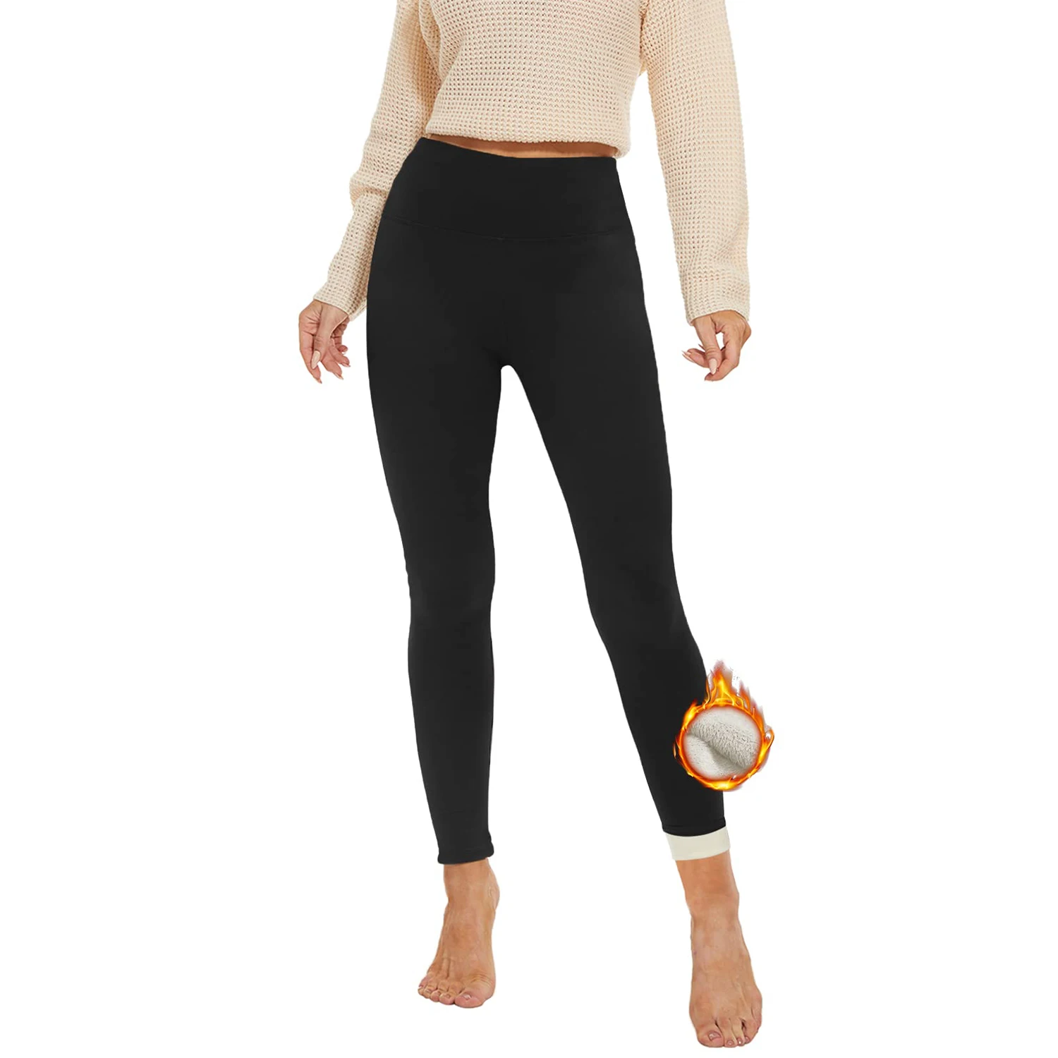 thick winter leggings winter yoga pants warm knitting velvet thermo leggings winter women Workout
