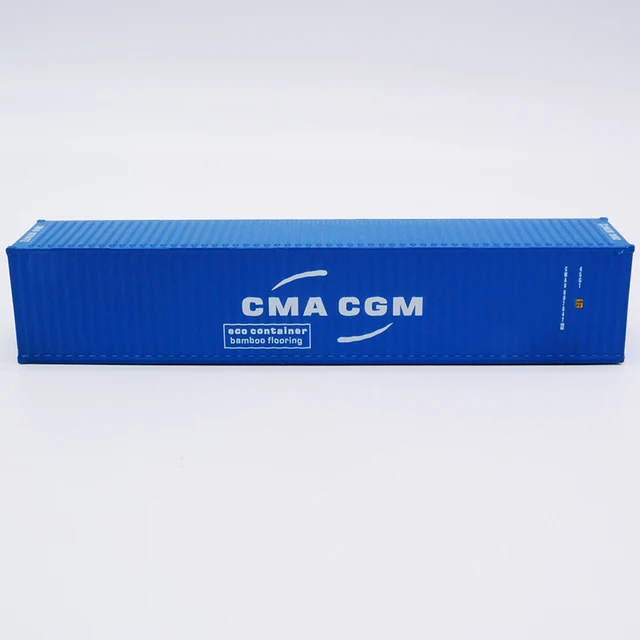 O.A.S Container Model Factory 40GP Alloy Crafts Shipping Scale 1:87 CMA CGM Miniature Container Model