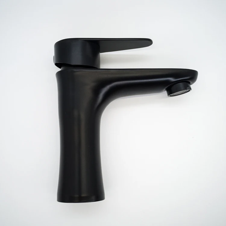 Black Color Stainless Steel Single Hole Faucets