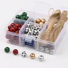 Wood Beads Wood Factory Direct Supply Craft DIY Cheap Color Wood Beads Wooden With Tassel