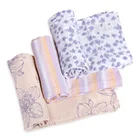 Baby Organic Cotton Baby Swaddle Box Package Printed Baby Bamboo Organic Cotton Baby Muslin Baby Blanket Swaddle