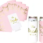 Bride Tribe Bachelorette Party Skinny Can Sleeves - 11 Pack Slim Insulated Neoprene Drink Holders