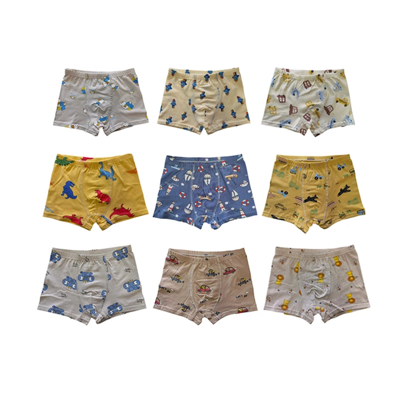 manufacturer Super Soft Boy and Toddlers' Shorts Cotton Assorted Print Boxer Briefs Baby Underwear Shorts Training Boy Underwear