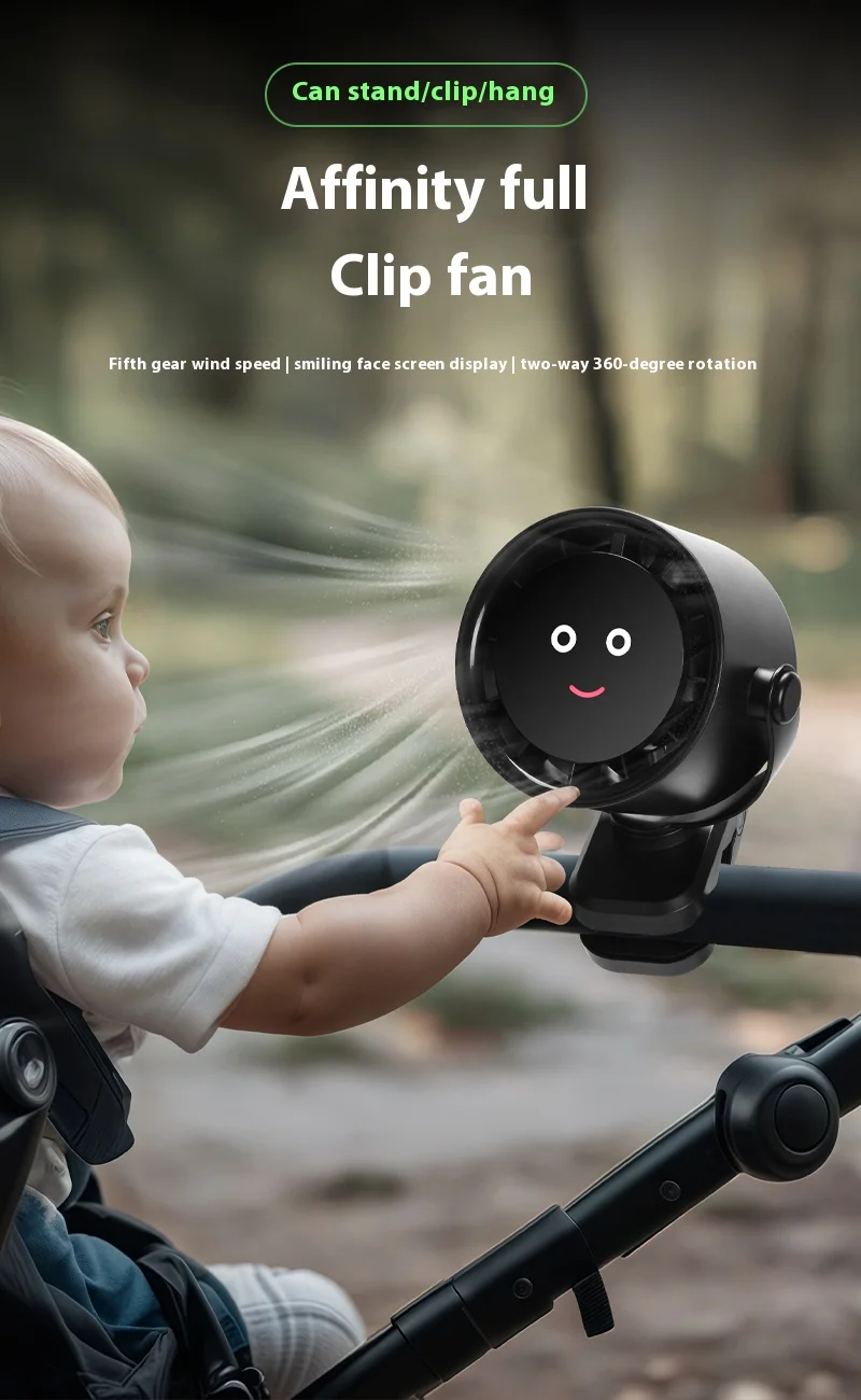 Mounted Usb Clip Fan, Wall, Portable - detail 4
