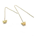 Metal Earrings Earrings Wholesale Stainless Steel Pendant Gold Metal Earrings Jewelry Making New Earrings