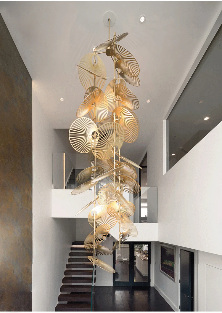 CPL-14 Unique Design Indoor Decoration Hotel Lobby Hall Villa Custom Led Chandelier supplier