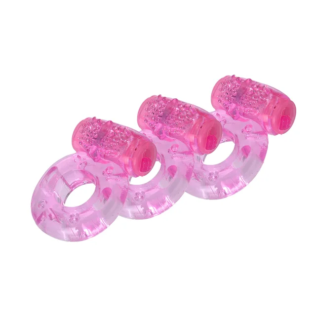 Hot Sale Men's Lock Fine Crystal Vibrating Ring Ejaculation Delay Adult Products Cover Butterfly Crystal Vibrating Ring