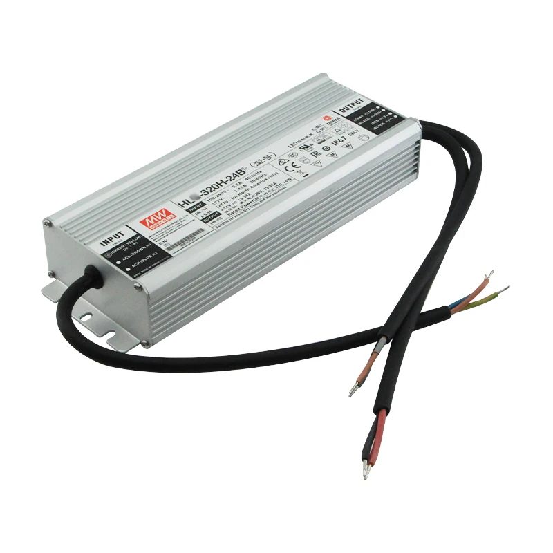 with Dimming Meanwell HLG-320H-24B LED Driver/ Power Supply,24V/26V 13.34A 