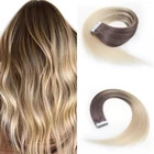 Hair Tape In Hair Weft Best Virgin Human Hair Invisible Skin Weft Tape In Hair Extensions