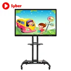 Tv Classroom Tv 55inch Portable Wall Mounting Interactive Whiteboard Touch Smart Tv For Classroom