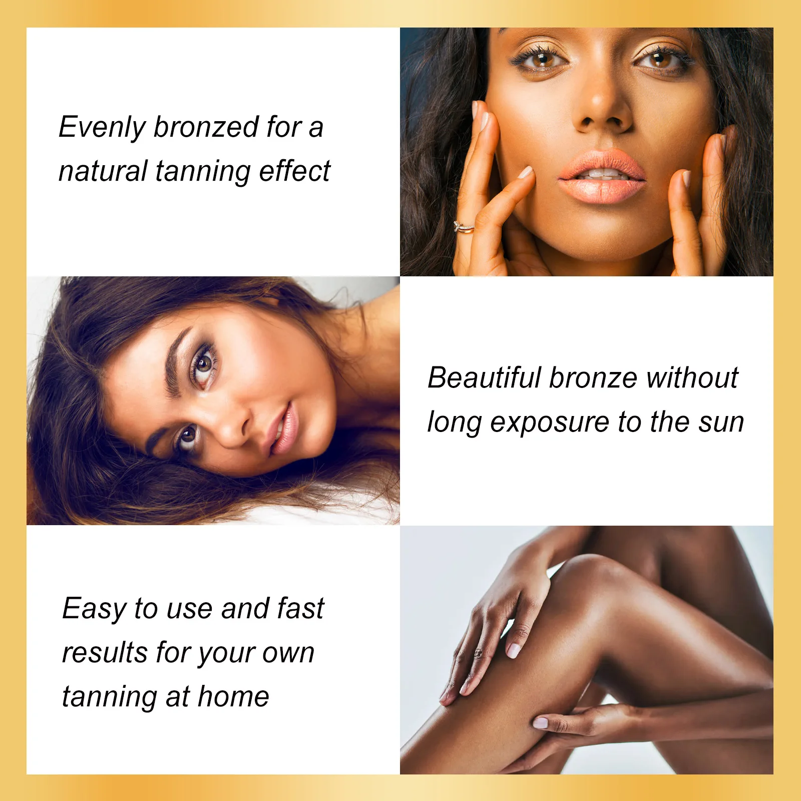 Private Label Ouhoe 120ml Taning Accelerator Cream Deepening Skin Tone Body Bronzer Self Tanner