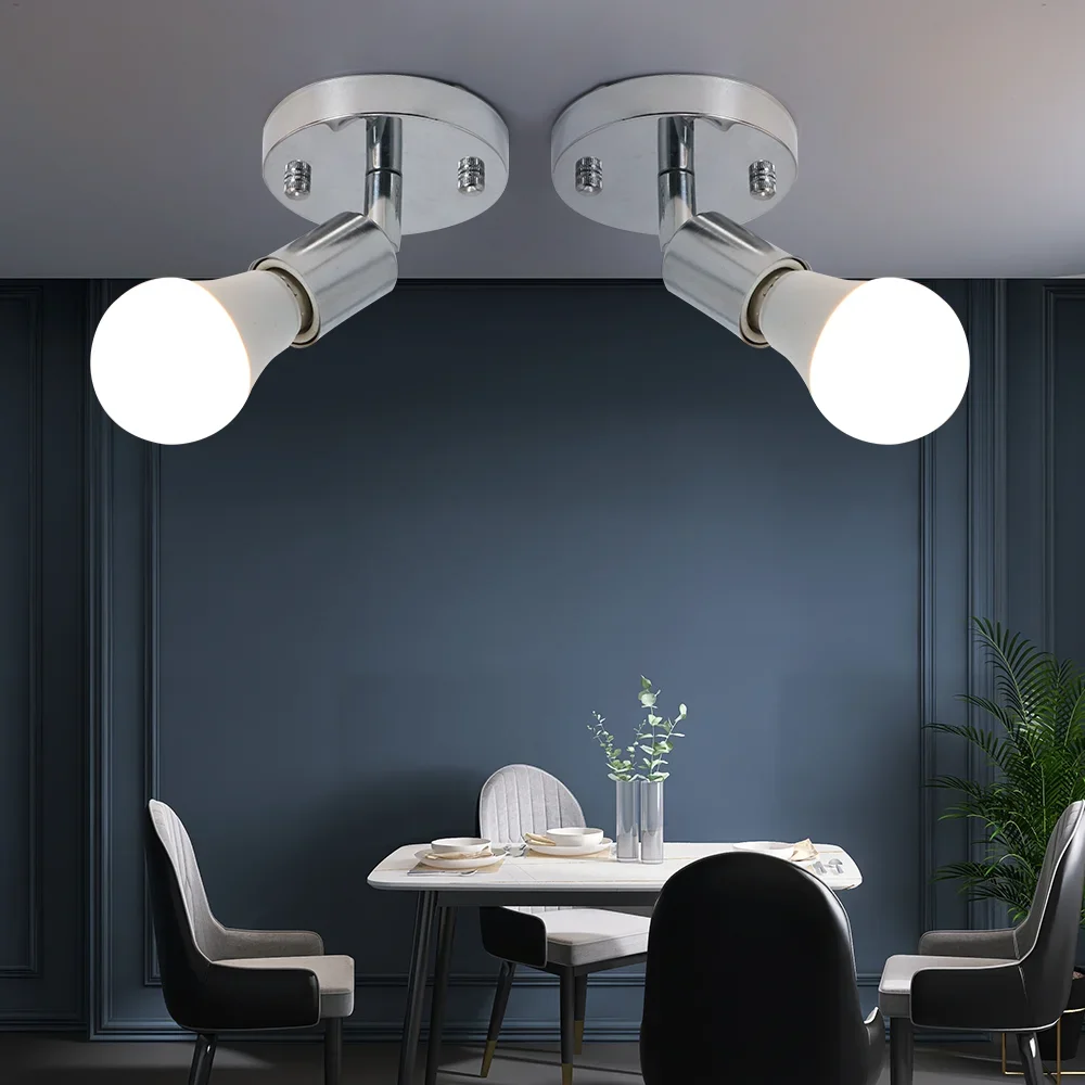 Triple E27 Lamp Holder: Black DIY Lighting Fixture - Hong Kong