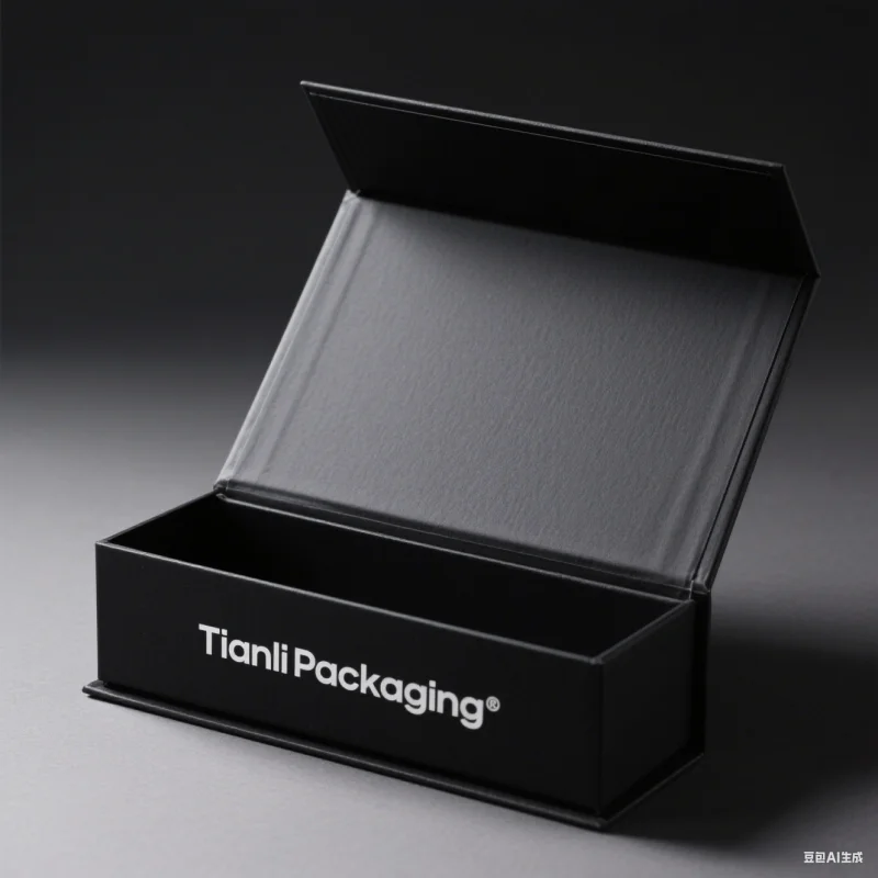 luxury high end customized design flip magnetic closed rigid box red wine brandy champagne black packaging box with inner lining red wine paper box supplier-4