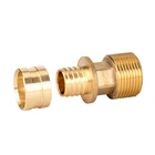 Union Brass Straight Fittings HELERO HT 200-1606L Straight Connector Fittings Brass Union Sliding Fittings