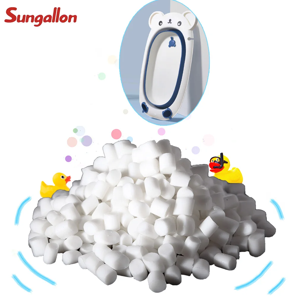 Safe and Eco-Friendly TPE Granules for Infant Bath Folding Basins 0