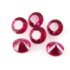 factory custom 7# 8# round 3A red rubies loose red stones